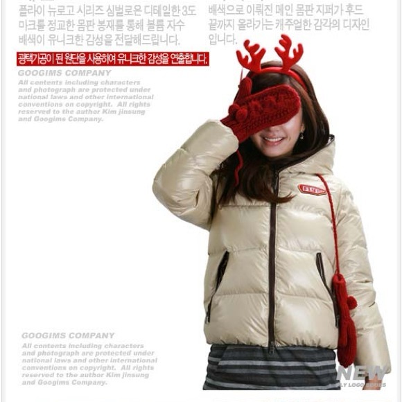 Googims Full Zip-Up Fly Down Puffer Jacket - Picture 2 of 10